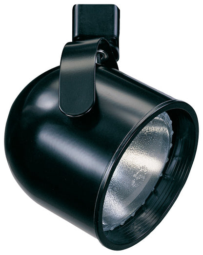 Elco Lighting ET662B 120V Line Voltage York Mount Roundback Cylinder Track Fixture, All Black