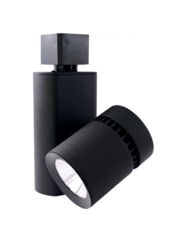 Elco Lighting ET744-SDDB LED Magnus™ Track Fixture, 15W, 25° Beam Angle, Color Temperature SunsetK, All Black