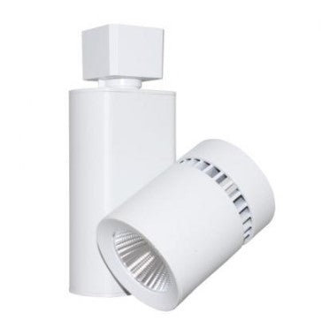 Elco Lighting ET745-SDDW LED Magnus™ Track Fixture, 15W, 38° Beam Angle, Color Temperature SunsetK, All White Finish