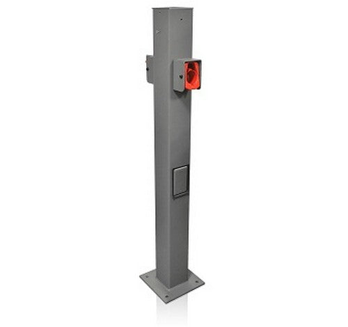 Leviton EVPED Pedestal Mounting Pole and Base that can be used to mount the Evr-Green® e30 & e40 electric vehicle chargers. 208~240V AC