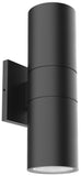 Kuzco Lighting EW3212-BK LED Lund Outdoor Cylinder Up / Down Wall Sconce Light Black Finish