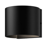 Kuzco Lighting EW39506-BK 4" Modern Rene Tall LED Outdoor Wall Light, Black Finish