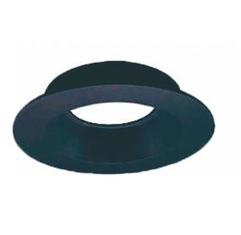 EnvisionLED DLJBX-4RG-TRIM-BLK-R LED 4 Inch Recessed Lighting Trim Round Black Finish
