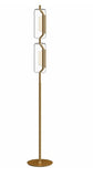 Kuzco Lighting FL28563-BG Hilo Contemporary LED Floor Lamp Light, Brushed Gold Finish