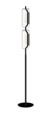 Kuzco Lighting FL28563-BK Hilo Contemporary LED Floor Lamp Light, Black Finish