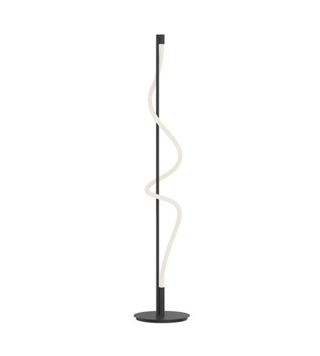 Kuzco Lighting FL95360-BK LED Cursive 60 Inch Floor Lamp Light Black Finish