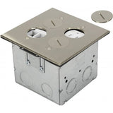 Orbit Adjustable Floor Box Round Plug Type With 1 Duplex Receptacle 125V AC