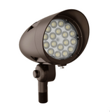 Westgate Lighting FLDX-MD-10-30W-40K-BR LED X-GEN Bullet Flood Light, Lumens 120 lm/W, Color Temperature 4000K, Bronze Finish