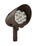 Westgate Lighting FLDX-SM-15W-40K-BR LED X-GEN Bullet Flood Light, Lumens 1800 lm, Color Temperature 4000K, Bronze Finish