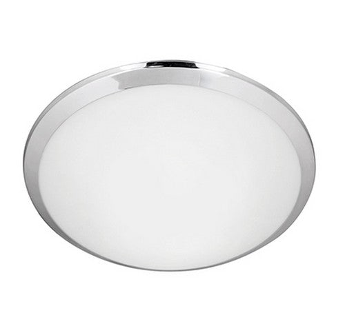Kuzco Lighting FM1512-XX Malta Round Chrome LED Indoor Ceiling Light 120V