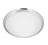 Kuzco Lighting FM1512-CH LED Malta Round Indoor Ceiling Lights 120V Chrome Finish