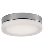 Kuzco Lighting FM3511-CH/FR LED 11 Inch Bedford Flush Mount Ceiling Light Chrome Finish