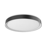 Kuzco Lighting FM43920-BK/WH LED 20 Inch Essex Flush Mount Ceiling Light Black and White Finish