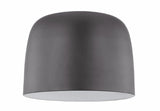 Kuzco Lighting FM44912-BK/WH Cayne Contemporary LED Ceiling Light Fixture, Black/White Finish