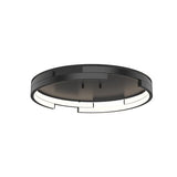 Kuzco Lighting FM52719-BK LED 19 Inch Anello Minor Flush Mount Ceiling Light Black Finish