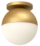 Kuzco Lighting FM58306-BG/OP 6" Monae Flush Mount Ceiling Light, Brushed Gold Finish