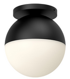 Kuzco Lighting FM58306-BK/OP 6" Monae Flush Mount Ceiling Light, Black Finish