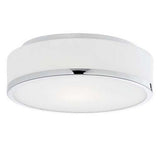 Kuzco Lighting FM6012-CH LED Charlie Round Flush Mount Ceiling Light 120V Chrome Finish