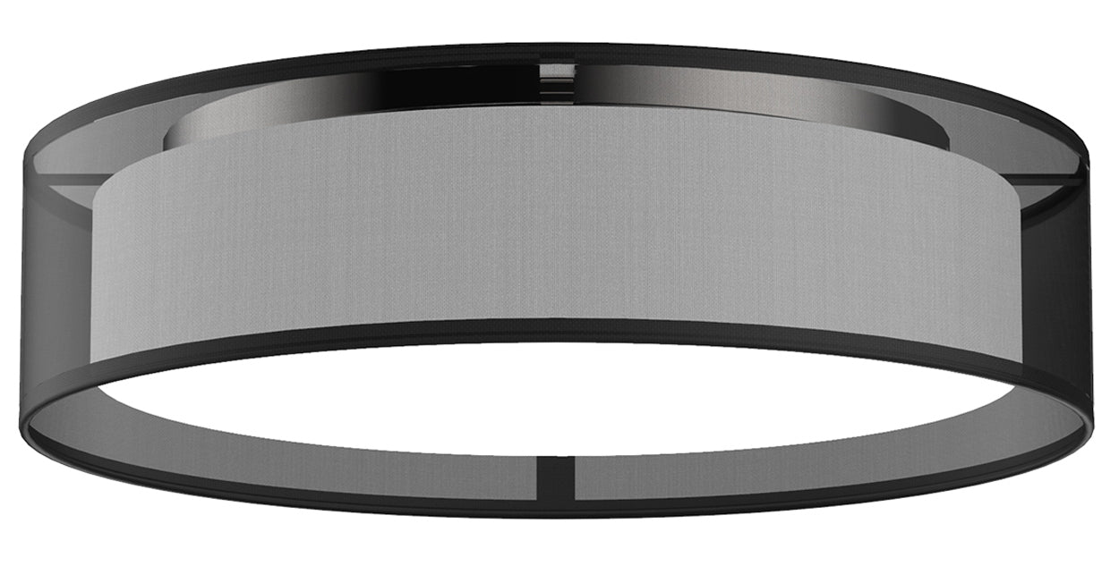 Kuzco Lighting FM7916-BOR LED 16 Inch Dalton Flush Mount Ceiling Light White Finish