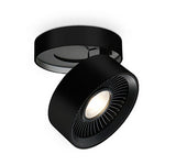 Kuzco Lighting FM9405-BK LED Solo Directional Wall / Ceiling Light 120V Black Finish