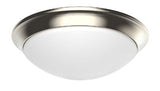 Westgate FMD-11-MCT5-BN LED 11 Inch Dome Flush Mount 20W 1500Lm 5 CCT Multicolor Temperature 120V R80 Dimmable Brushed Nickel Finish