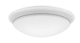 Westgate FMD-13-MCT5-WH LED 13 Inch Dome Flush Mount 24W 1800Lm 5 CCT Multicolor Temperature 120V Dimmable White Finish