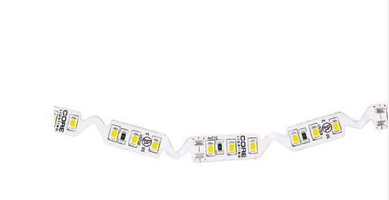 Core Lighting LSM25FX-27K-16FT-24V LED 2.2W Indoor Bendable Strip Length 16 ft. Color Temperature 2700K 24 volts