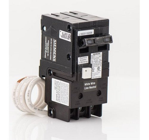 Siemens QF260A 60-Amp Two-Pole with GFCI Circuit Breaker 240V - BuyRite Electric
