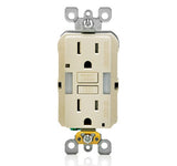 LEVITON GFNL1 Self-Test  Tamper Duplex Receptacle with  Guide Light 15A / 125 VAC