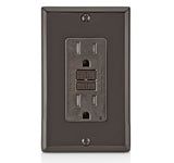 LEVITON GFTR1 SmartlockPro Tamper-Resistant Receptacle with LED Indicator 15A / 125 VAC BR - BuyRite Electric