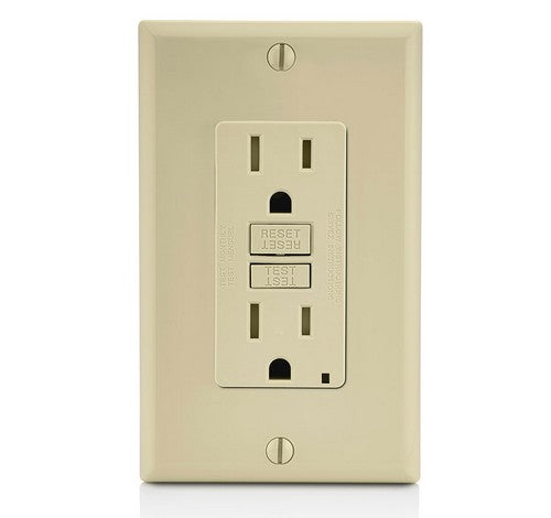 LEVITON GFTR1 SmartlockPro Tamper-Resistant Receptacle with LED Indicator 15A / 125 VAC IV - BuyRite Electric