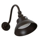 Westgate Lighting GNB-25W-MCT-BR-P Gooseneck Barn Light with Integrated Photocell, Lumens 3000 lm, Multi-Color Temperature