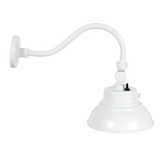 Westgate Lighting GNB-25W-MCT-WH-P Gooseneck Barn Light with Integrated Photocell, Lumens 3000 lm, Multi-Color Temperature
