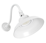 Westgate Lighting GNB-40W-MCT-WH-P Gooseneck Barn Light with Integrated Photocell, Lumens 4800 lm, Multi-Color Temperature