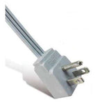 Westgate GPA8-2 SPT-2 16 AWG/3 Conductor Angle Plug NEMA 5-15P 125V Gray 8 Foot