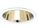 ELCO Lighting ELA88SG 6 Inch CFL Vertical Downlight Reflector Trim Gold with White Ring Finish 13W