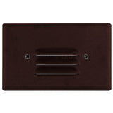 EnvisionLED LED-STEP-AGL-2W-40K-120V-BZ LED Angled Louver Step Light 4000K Bronze Finish (Vertical)