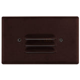 EnvisionLED LED-STEP-AGL-2W-30K-120V-BZ LED Angled Louver Step Light 3000K Bronze Finish (Horizontal)