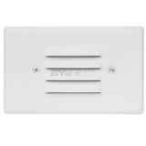 EnvisionLED LED-STEP-AGL-2W-30K-120V-WH LED Angled Louver Step Light 3000K White Finish (Horizontal)