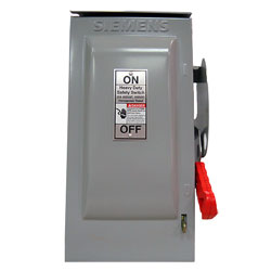 Siemens HF363NR 100 Amp Outdoor, Fusible, 600V, Heavy Duty Safety Switch 3 Pole