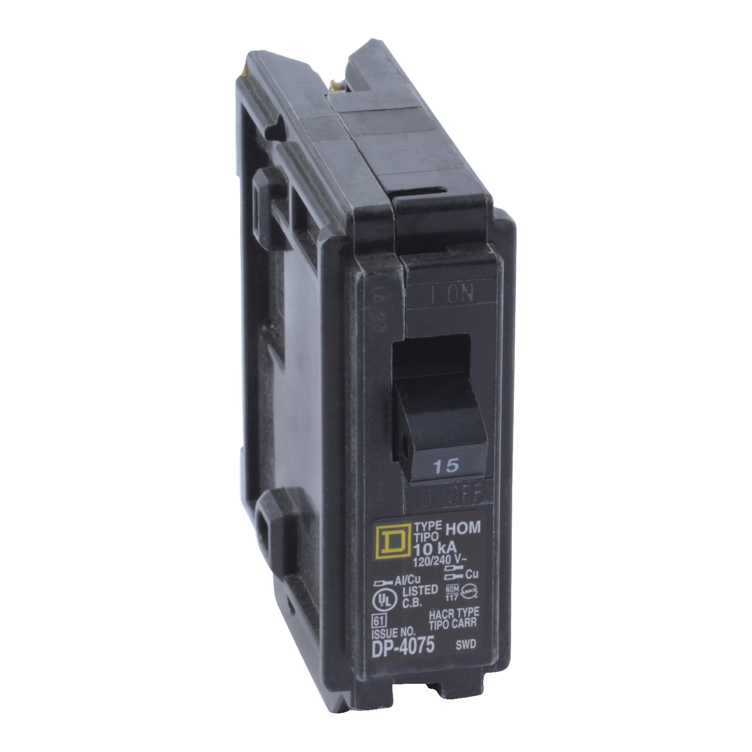 Square D HOM115 15 Amp Miniature Circuit Breakers 120V