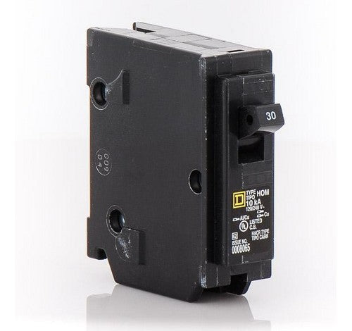 Square D HOM130 30 Amp Miniature Circuit Breakers 10KA 120 VAC - BuyRite Electric