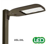 Hubbell Outdoor Lighting ASL-24L-4 181W Dark Bronze Finish Medium Size Area Light, 16 LEDs, Type IV Distribution, 16752 Lumens, 120-277V