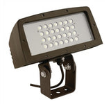Hubbell Outdoor Lighting FLL-150-5K-U-K 150W Bronze Finish LED Yoke Mount Floodlight, 14665 Lumens,120-277V