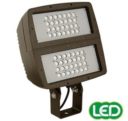 Hubbell Lighting Outdoor FXL-56L 199W Large Architechtural Bronze Finish LED Floodlight 120-277V, 16358 Lumens, 5000K.- BuyRite Electric