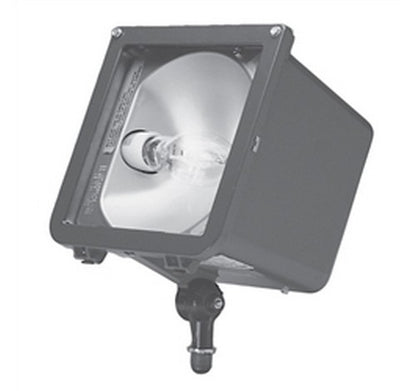 Hubbell Outdoor Lighting MIC-0150P-338 150W Bronze Finish Microliter Floodlight, High Power Factor,120/208/240/277V- BuyRite Electric