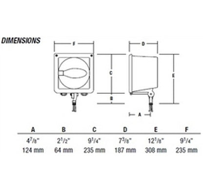 Hubbell Outdoor Lighting MIC-0150P-338 150W Bronze Finish Microliter Floodlight, 120/208/240/277V- BuyRite Electric
