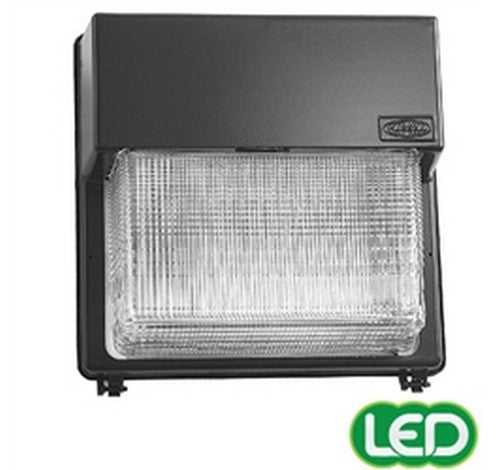 Hubbell Outdoor Lighting Bronze Finish PGM3-30LU-4K-BZ 68W Bronze Finish Perimaliter LED Wallpack, Glass Refractor,4000K, 700mA,120V-277V- BuyRite Electric