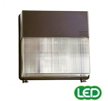 Bronze Finish, Perimaliter LED Wallpack, Polycarbonate Refractor,5000K, 30 LEDs, 5337 Lumens,120-277V- BuyRite Electric