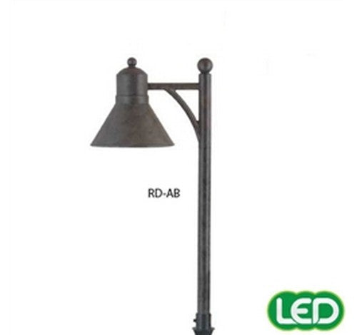 Hubbell Outdoor Lighting RD-AB 1.5W Antique Bronze Finish LED Reidville Lightscraper Landscape Light, Die Cast Aluminum- BuyRite Electric
